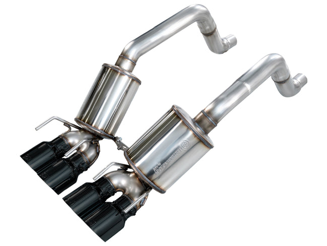 AWE Tuning 05-07 C6 Chevrolet Corvette 6.0L Touring Edition Axleback Exhaust w/ Diamond Black Tips