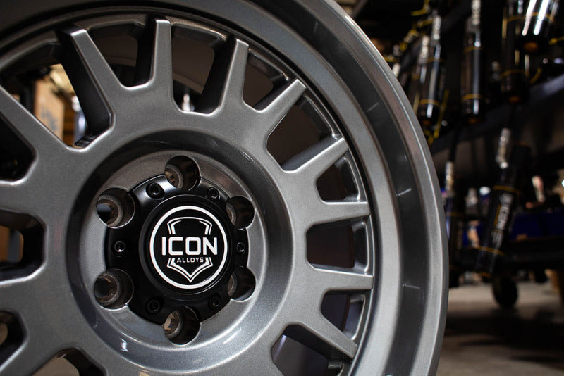ICON Anza 17x8.5 / 5x150 / 25mm / 5.75in BS Gun Metal Wheel