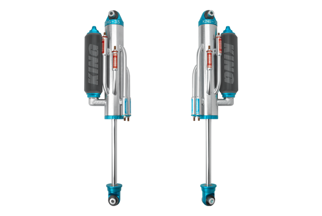 King Shocks 2021+ RAM 1500 TRX Rear 3.5 Dia Full Adjustable 4 Tube Bypass w/ Finned Res Shock (Pair)