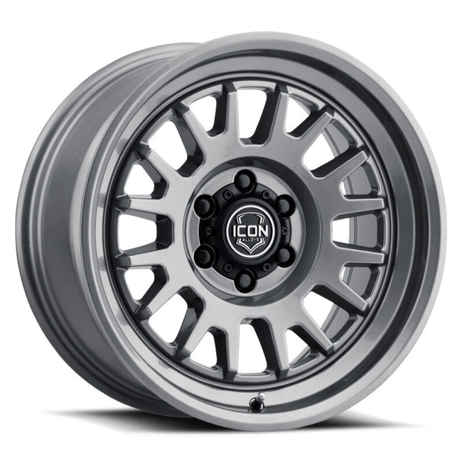 ICON Anza 17x8.5 / 5x150 / 25mm / 5.75in BS Gun Metal Wheel