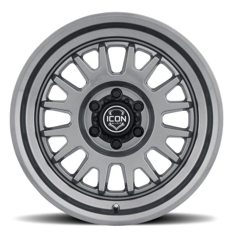 ICON Anza 17x8.5 / 5x150 / 25mm / 5.75in BS Gun Metal Wheel