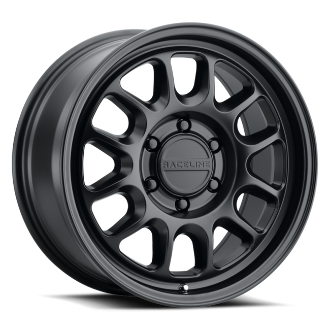Raceline 958B Rogue 17X8.5 / 6X139.7 / 0mm Offset 106.1 Bore - Satin Black