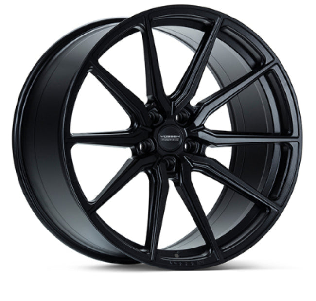 Vossen HF3 - 19x9 - 5x112 - ET15 - DEEP - SB - Satin Black Wheel