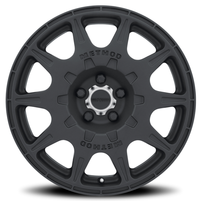 Method MR502 RALLY 17x8 +38mm Offset 5x4.5 67.1mm CB Matte Black Wheel