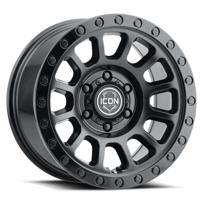 ICON Hulse 18x9 6x5.5 0mm Offset 5in BS Double Black