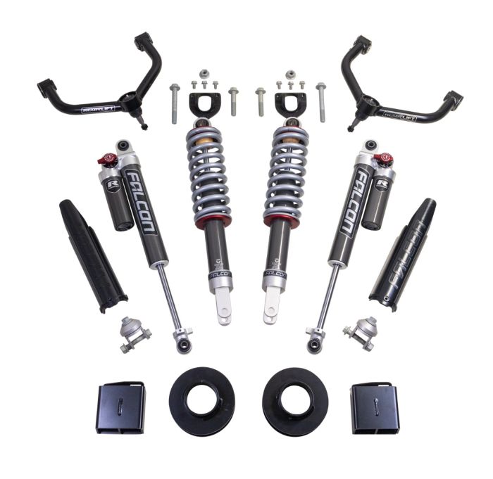 ReadyLift 2019-2023 Ram 1500 Without Factory Air Suspension 3.5" Lift Kit With Tubular Upper Control Arms And Falcon Shocks