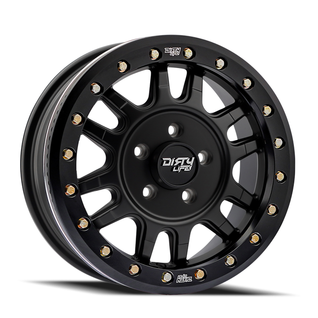 Dirty Life 9309R Canyon Pro 15x7 5-114.3 38mm Offset/ 77mm Hub Matte Black - Beadlock
