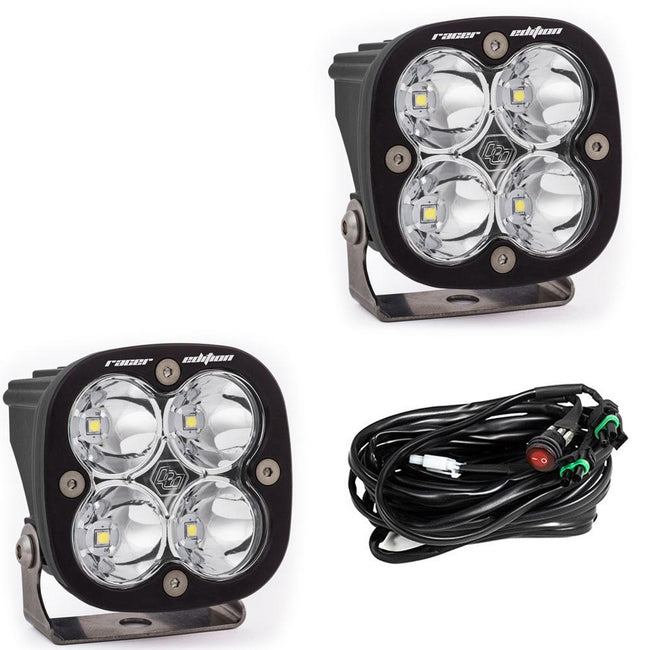 Baja Designs Squadron Racer Edition Spot Pair LED Light Pods - Clear