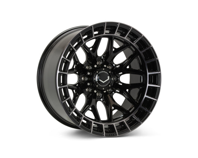 Vossen HFX-1 20x10 - 8x170 - ET18 - Super Deep Face - 125.1 - Tinted Gloss Black Wheel