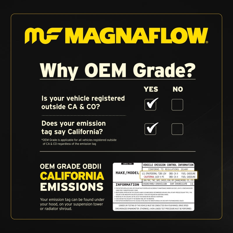 Magnaflow 2015 Canyon 2.5L Underbody Direct Fit Converter