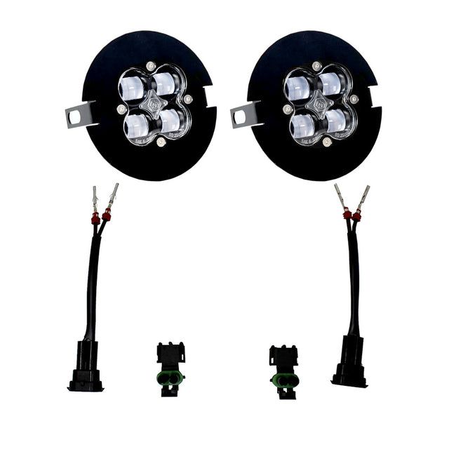 Baja Designs 05-11 Toyota Tacoma/07-13 Toyota Tundra, 06-14 Ford F-150 SAE Fog Pocket Light Kit Clear