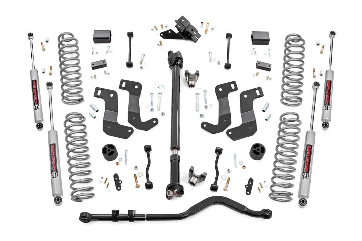 3.5 Inch Lift Kit | C/A Drop | FR D/S | Jeep Wrangler Unlimited 4WD (24-26)