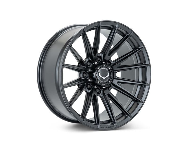 Vossen HFX-2 22x10 - 8x170 - ET18 - Super Deep Face - 125.1 - Gloss Black Wheel