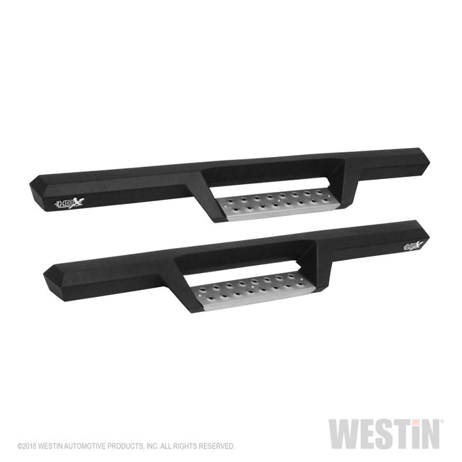 Westin 07-18 Jeep Wrangler JK 2dr. HDX Stainless Drop Nerf Step Bars - Tex. Blk