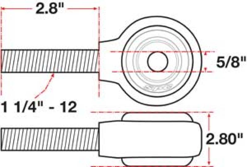 SPC Performance XAXIS Rod End Ball Joint