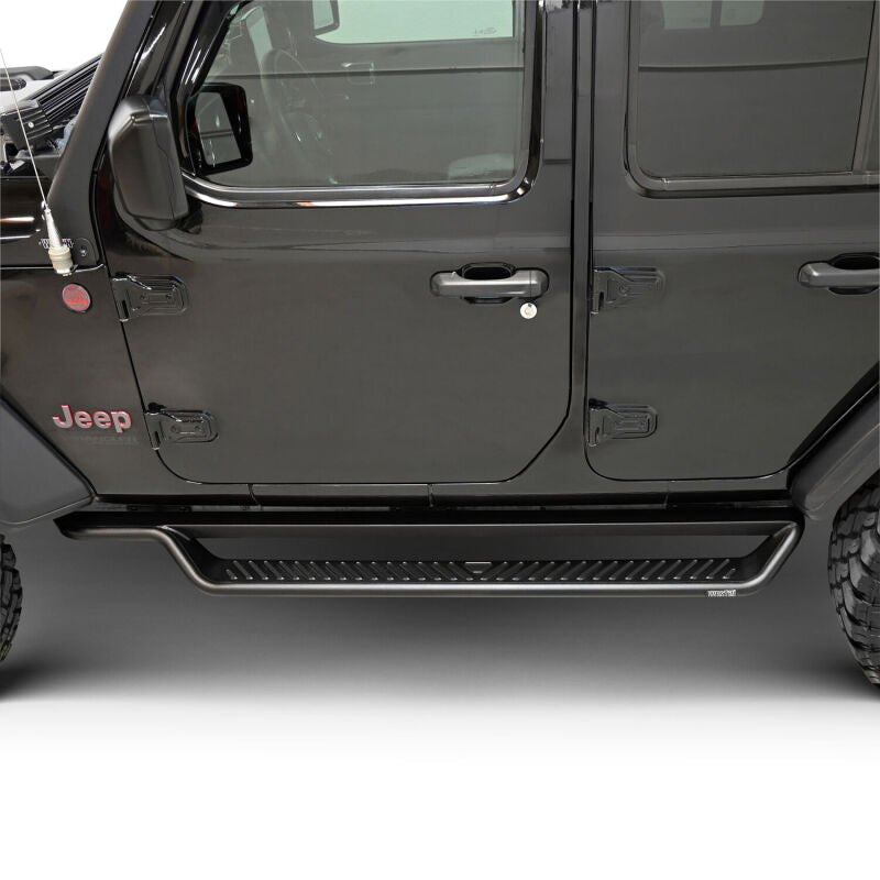 Westin 18-26 Jeep Wrangler 4dr Outlaw Drop Running Boards - Tex. Blk