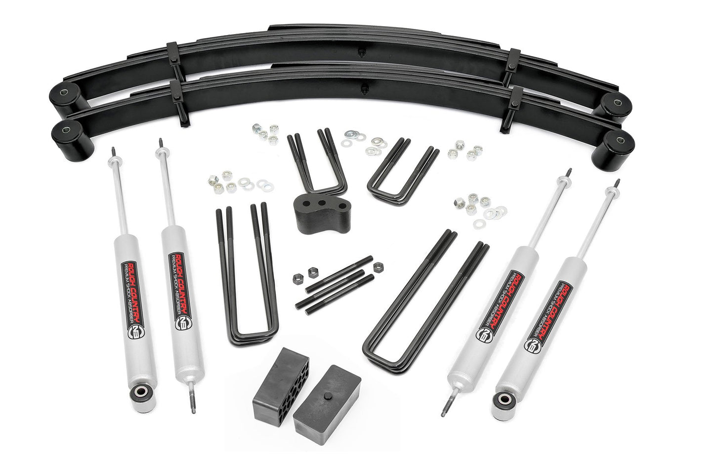 Rough Country 4 Inch Suspension Lift Kit 77-79 4WD Ford F-250