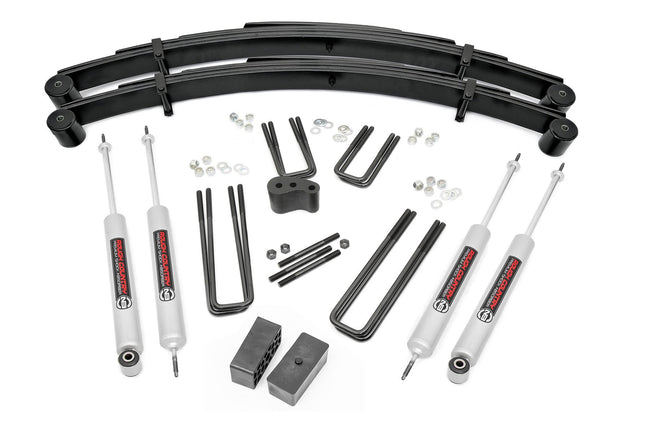 Rough Country 4 Inch Suspension Lift Kit 77-79 4WD Ford F-250