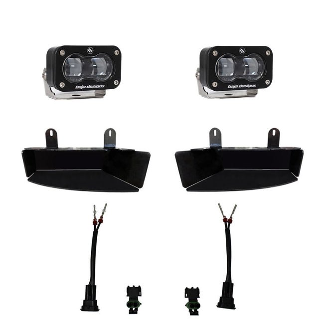 Baja Designs 19-23 Dodge RAM 2500/3500 S2 SAE Fog Pocket Light Kit - Clear