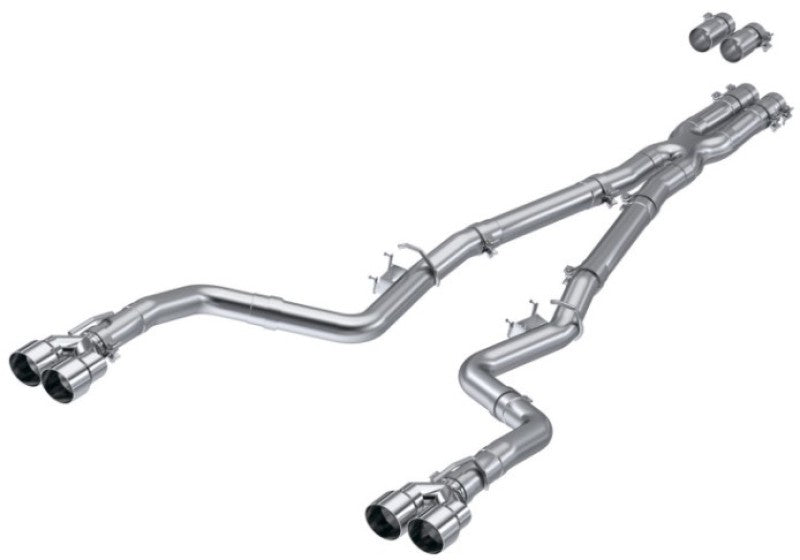 MBRP 15-Up Challenger 5.7L / 17-Up 6.2L/6.4L 3in Race Series Cat-Back w/ Quad Tips AS Exhaust