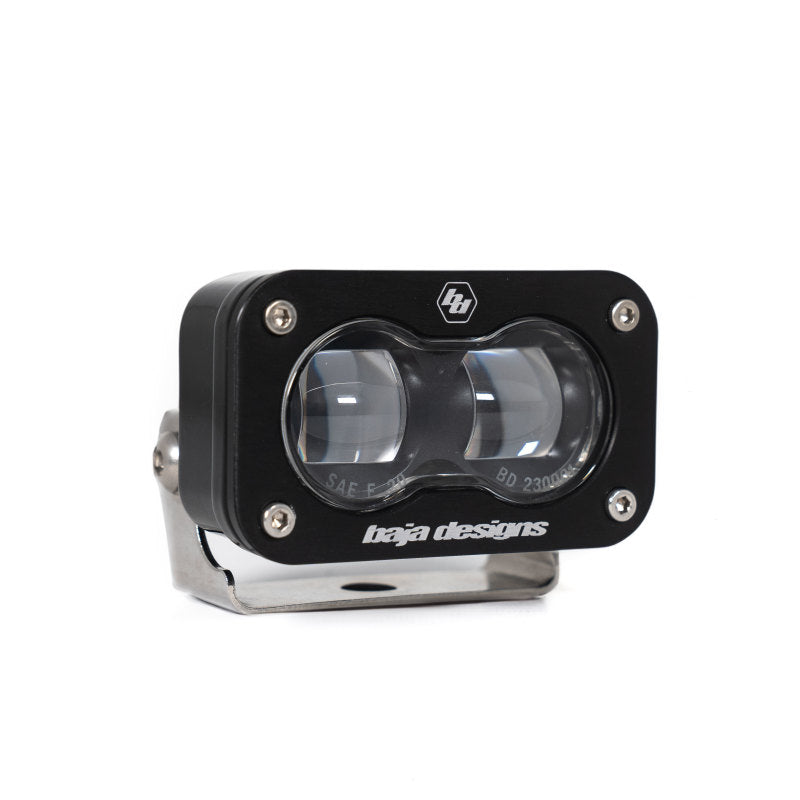 Baja Designs 21-23 Ford Bronco w/Steel Bumper S2 SAE Sportsmen Fog Pocket Light Kit - Clear With Toggle Switch