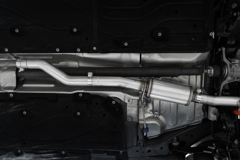 MBRP 2022+ Ford Maverick 2.0L Ecoboost Aluminized Steel 4in OD Tip Single Side Exit 3in Cat Back Exhaust