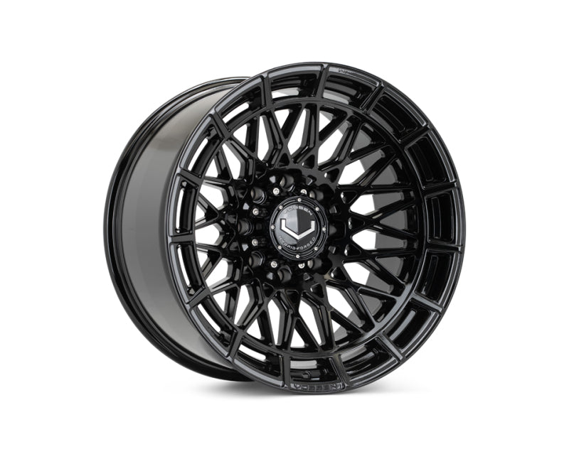 Vossen HFX-3 20x10 - 8x180 - ET18 - Super Deep Face - 124.3 - Gloss Black Wheel