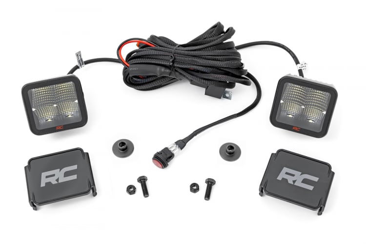 Rough Country LED Light | Ditch Mount | 2"Spectrum Pair | Spot Pattern | Ford Bronco (21-23)