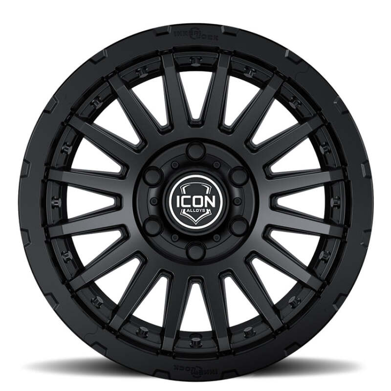 Icon Alloys Recon Pro Satin Black - 18 X 9 - 6 X 5.5 - 0MM 5in BS