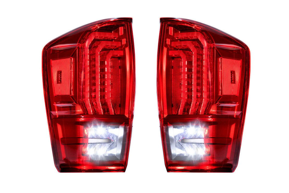 Morimoto 2016-2023 Toyota Tacoma XB LED Taillights, Red Lens