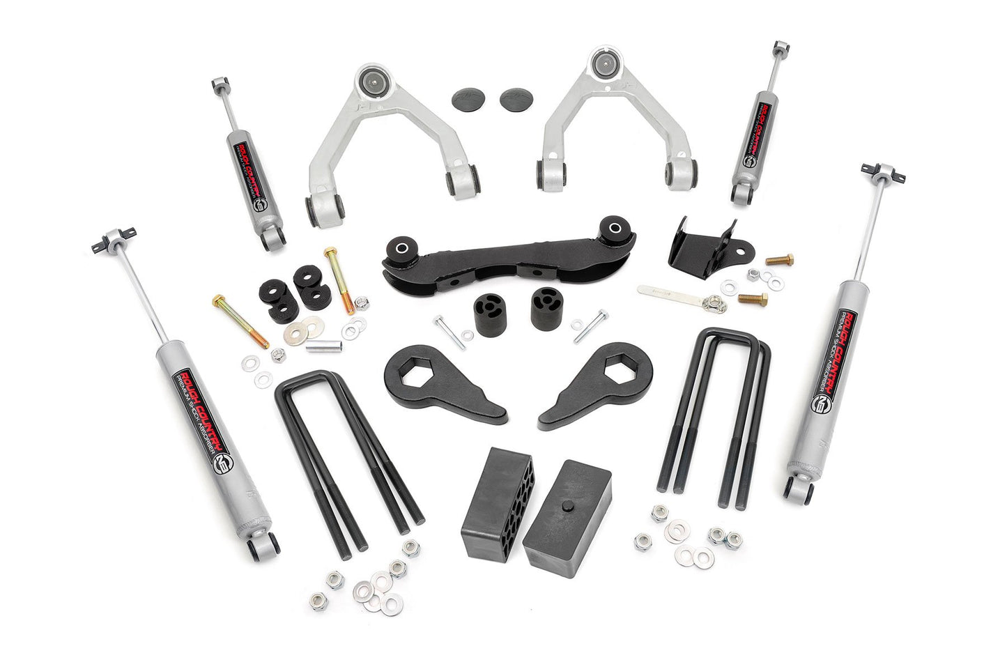 Rough Country 2-3 Inch Suspension Lift Kit Rear Blocks 95-99 Tahoe/Yukon