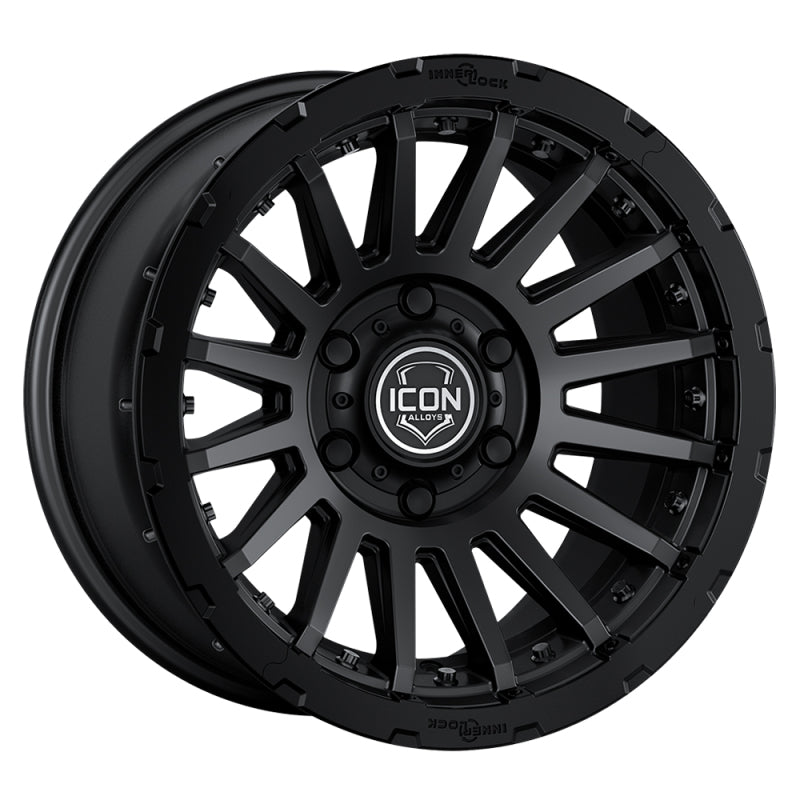 Icon Alloys Recon Pro Satin Black - 18 X 9 - 6 X 5.5 - 0MM 5in BS