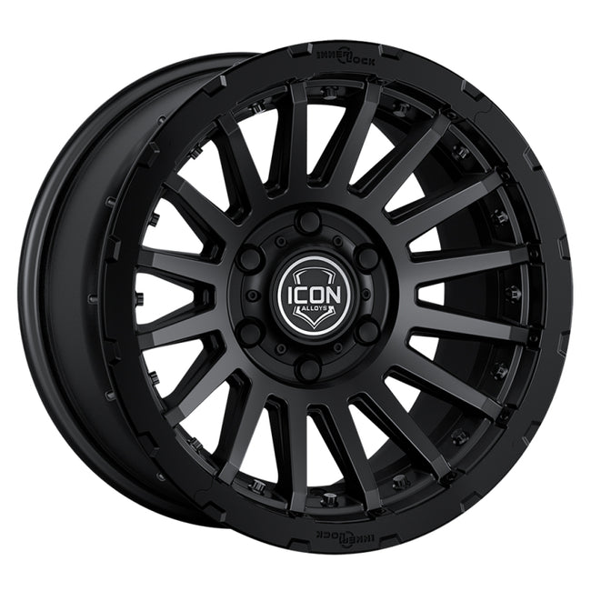 Icon Alloys Recon Pro Satin Black - 18 X 9 - 8 X 6.5- 12MM 5.5in BS