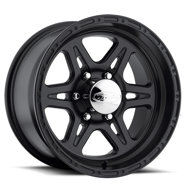 Raceline 891 Renegade 16x8in 6x139.7 BP 0mm Offset 107.95mm Bore - Satin Black Wheel