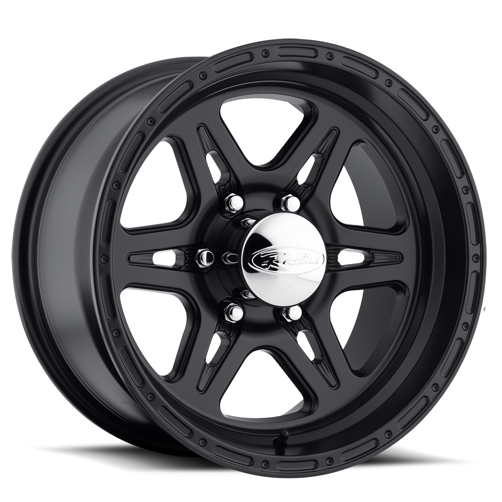 Raceline 891 Renegade 17x9in 6x139.7 BP 0mm Offset 107.95mm Bore - Satin Black Wheel