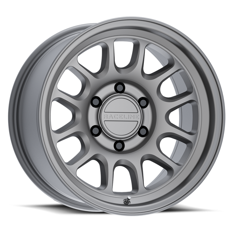 Raceline 958T Rogue 18x9in / 8X180 BP / 18mm Offset / 130.81mm Bore - Matte Titanium