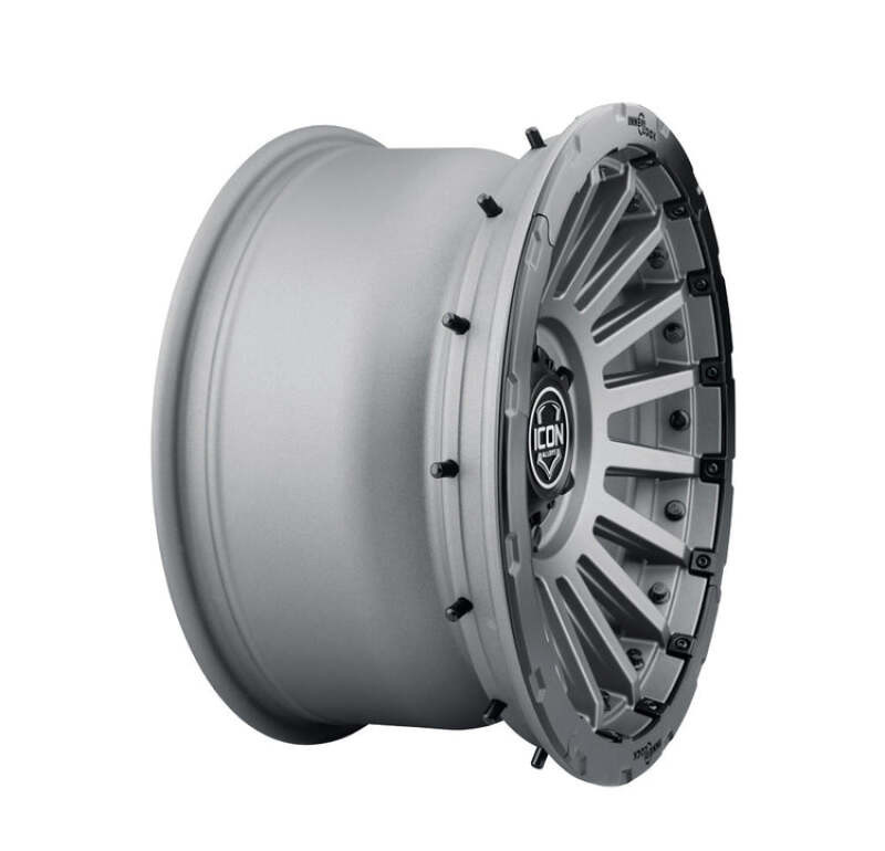 Icon Alloys Recon Pro Satin Charcoal- 18 X 9 - 6 X 5.5 - 25MM 6in BS