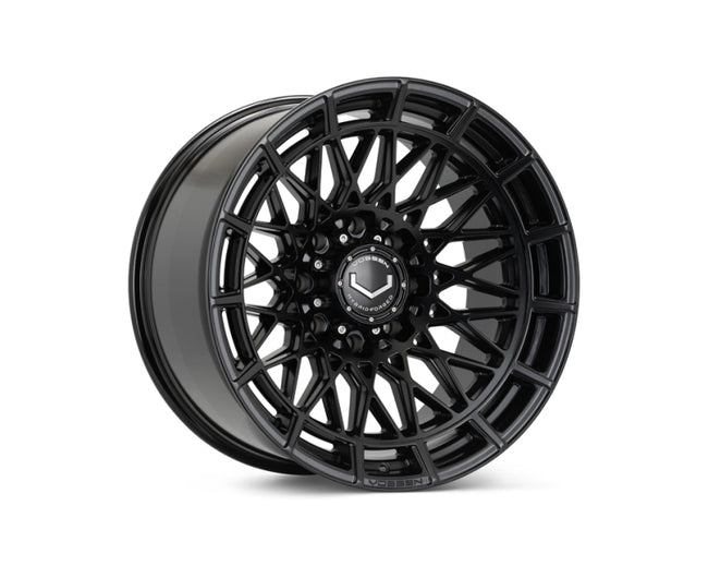 Vossen HFX-3 20x9 - 8x180 - ET18 - Deep Face - 124.3 - Satin Black Wheel