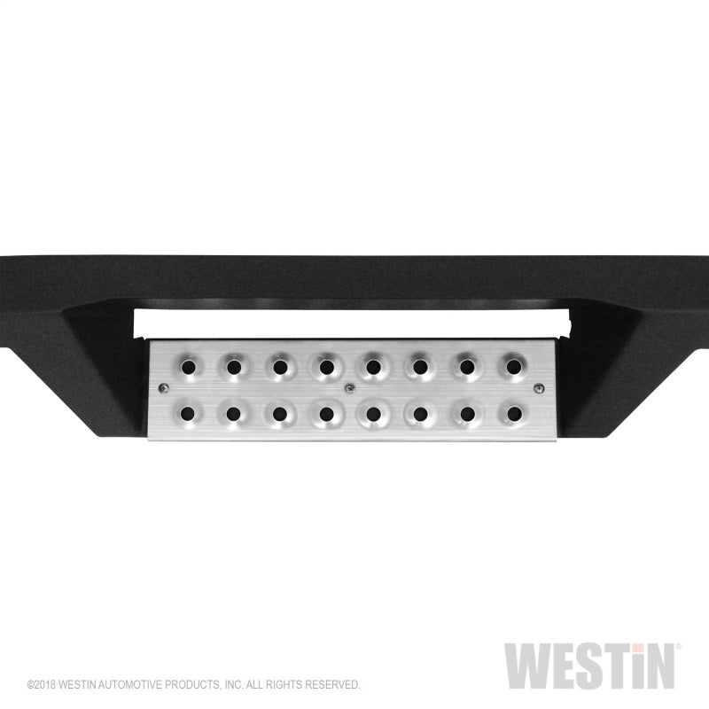 Westin 07-21 Toyota Tundra DC HDX Stainless Drop Nerf Step Bars - Tex. Blk