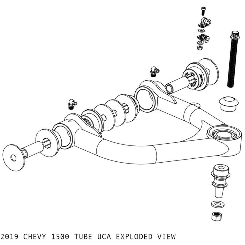 Camburg Chevy/GMC 1500 2WD/4WD 19-24 1.25in Performance Uniball Upper Arms