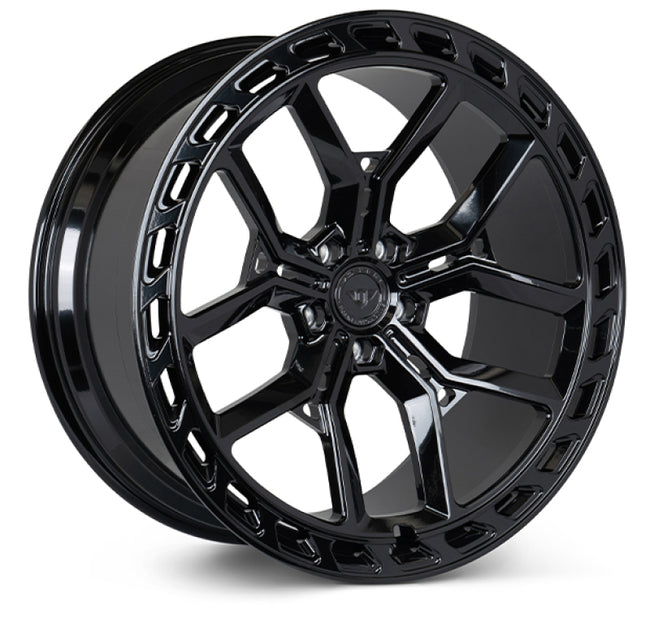 Vossen X Urban Forged UVX - 22x10.5 - ET32 - 5x120 - 72.6 - GB - Gloss Black - Defender Front