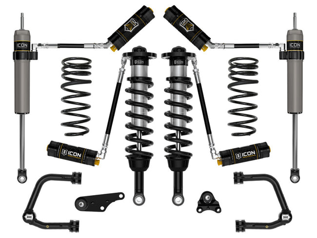 ICON 2024+ Toyota Tacoma 1.25in-3in Stage 5 Suspension System Tubular w/ Triple Rate Spring