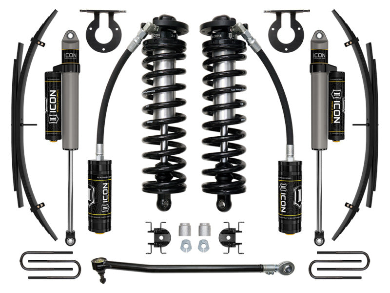 ICON 17-24 Ford F250/F350 2.5-3in Stage 3 Coilover Conversion System w/ Expansion Pack