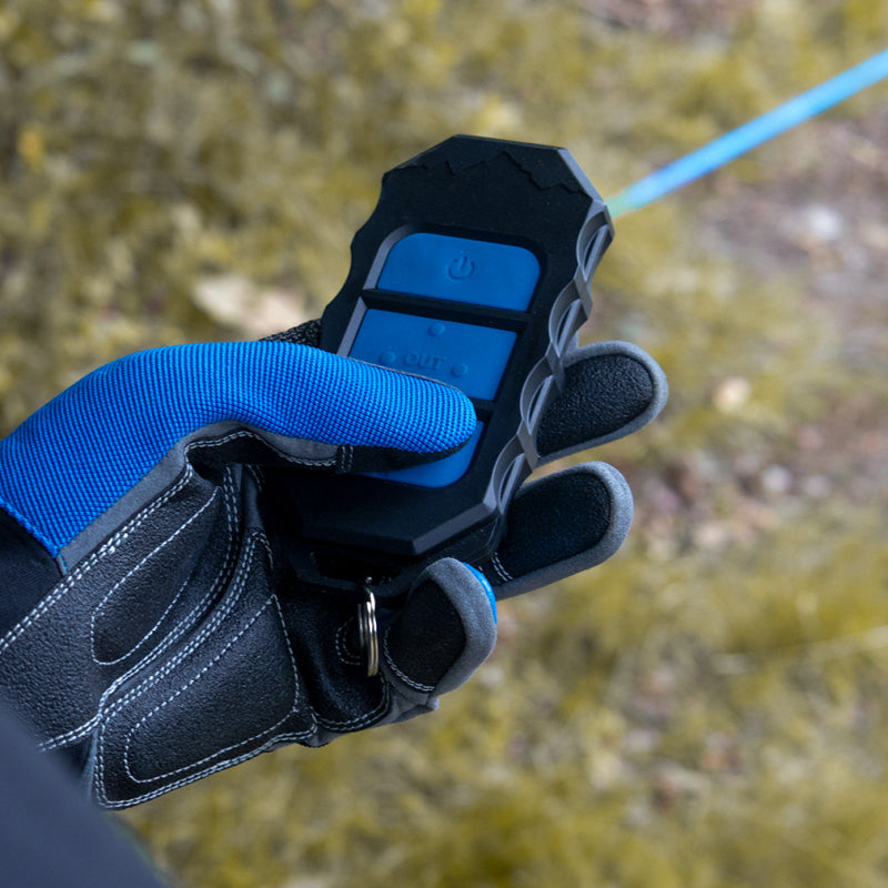 Borne Off-Road 12K Winch - Blue Synthetic Rope