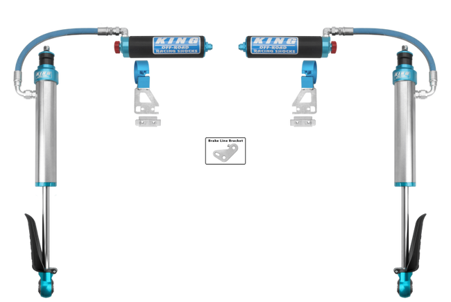 King Shocks 2024+ Toyota Tacoma 2.5 Dia Remote Reservoir Shock w/Adjuster (Pair) - Rear