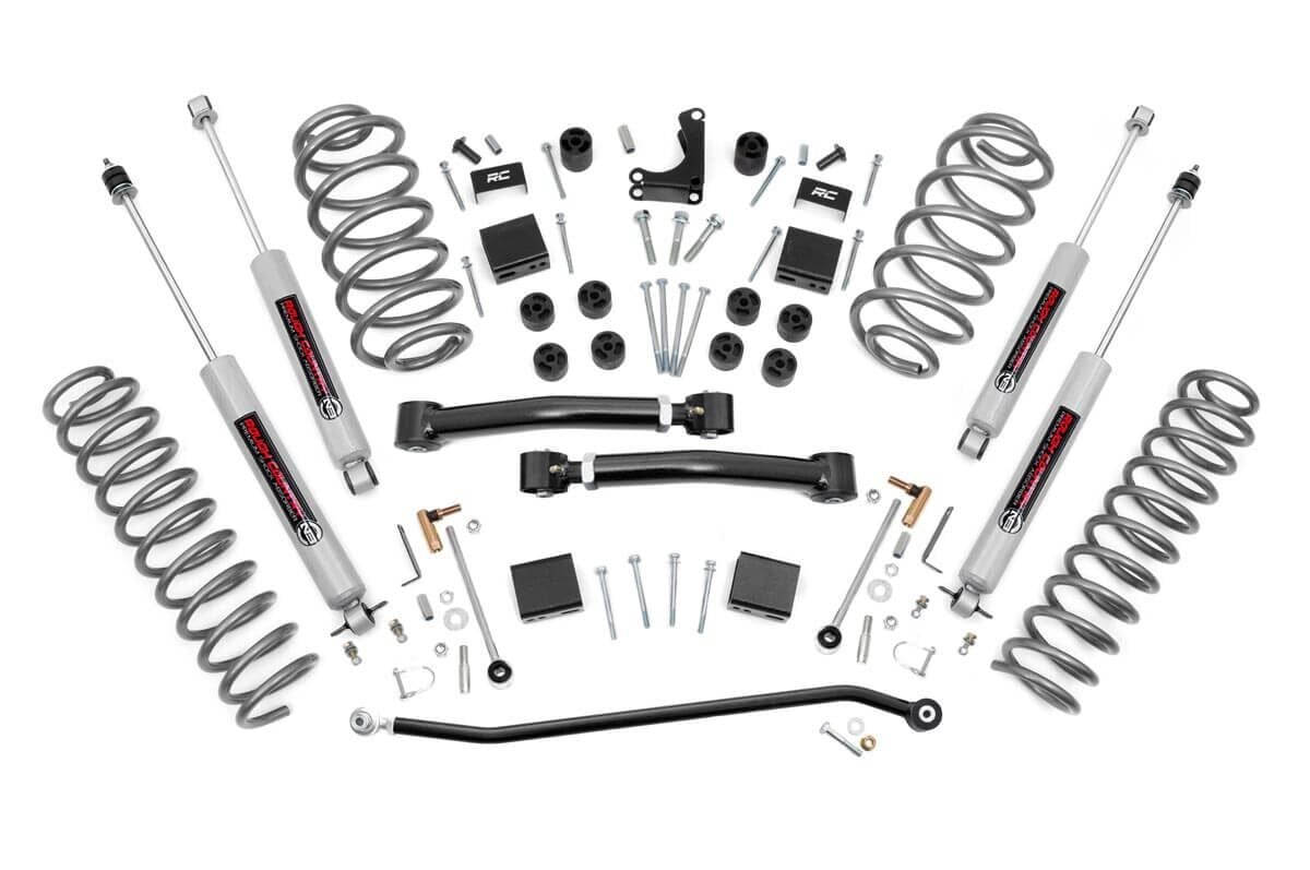 Rough Country 4 Inch Jeep X-Series Suspension Lift Kit 99-04 Grand Cherokee WJ 4WD