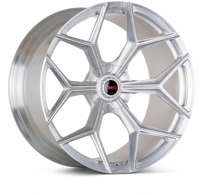 Vossen x Novitec NL4-5L 23x12 ET:15 Brushed - Gloss Clear Lamborghini Urus Rear Wheel