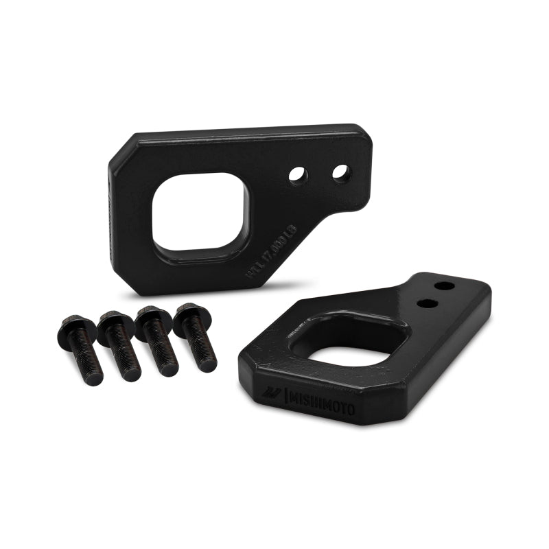 Mishimoto 2024+ Toyota Tacoma Recovery Points - Front - Black