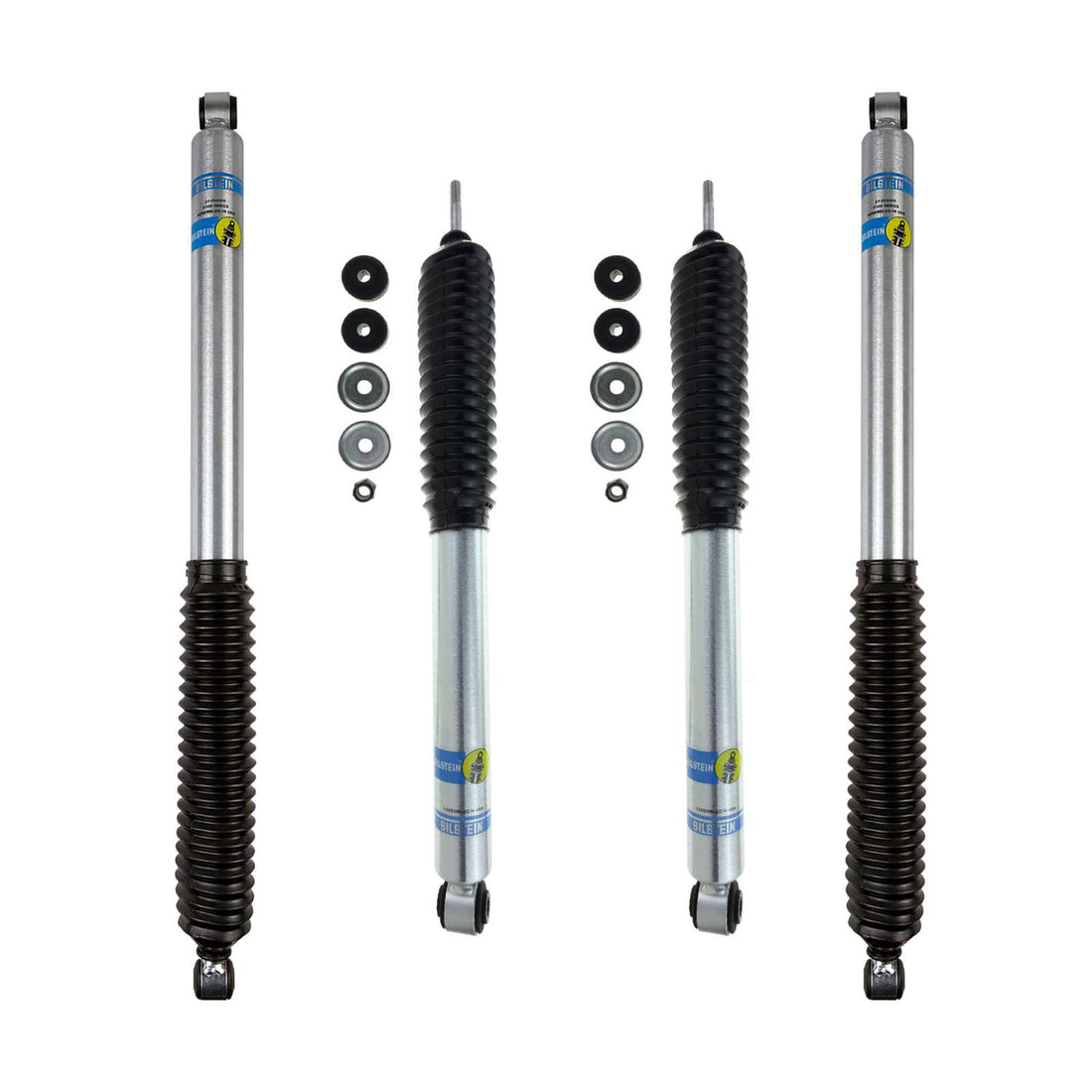 Stage 1 Package Bilstein 2017-2024 Ford F-250 / F-350 4WD Super Duty 5100 Series Front and Rear Shocks for Level Kits