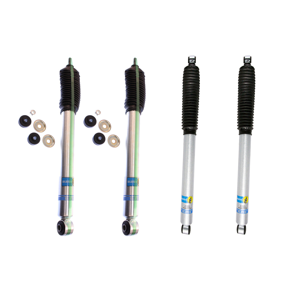 Stage 1 Package Bilstein 2005-2016 Ford F-250/F-350 Super Duty 4WD 5100 Series Front and Rear Shocks for Level Kits
